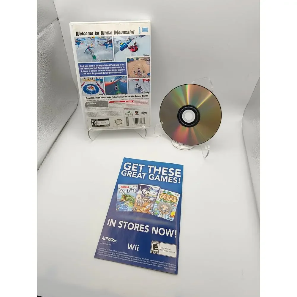 Mountain Sports Wii Complete CIB Activision Tested Working